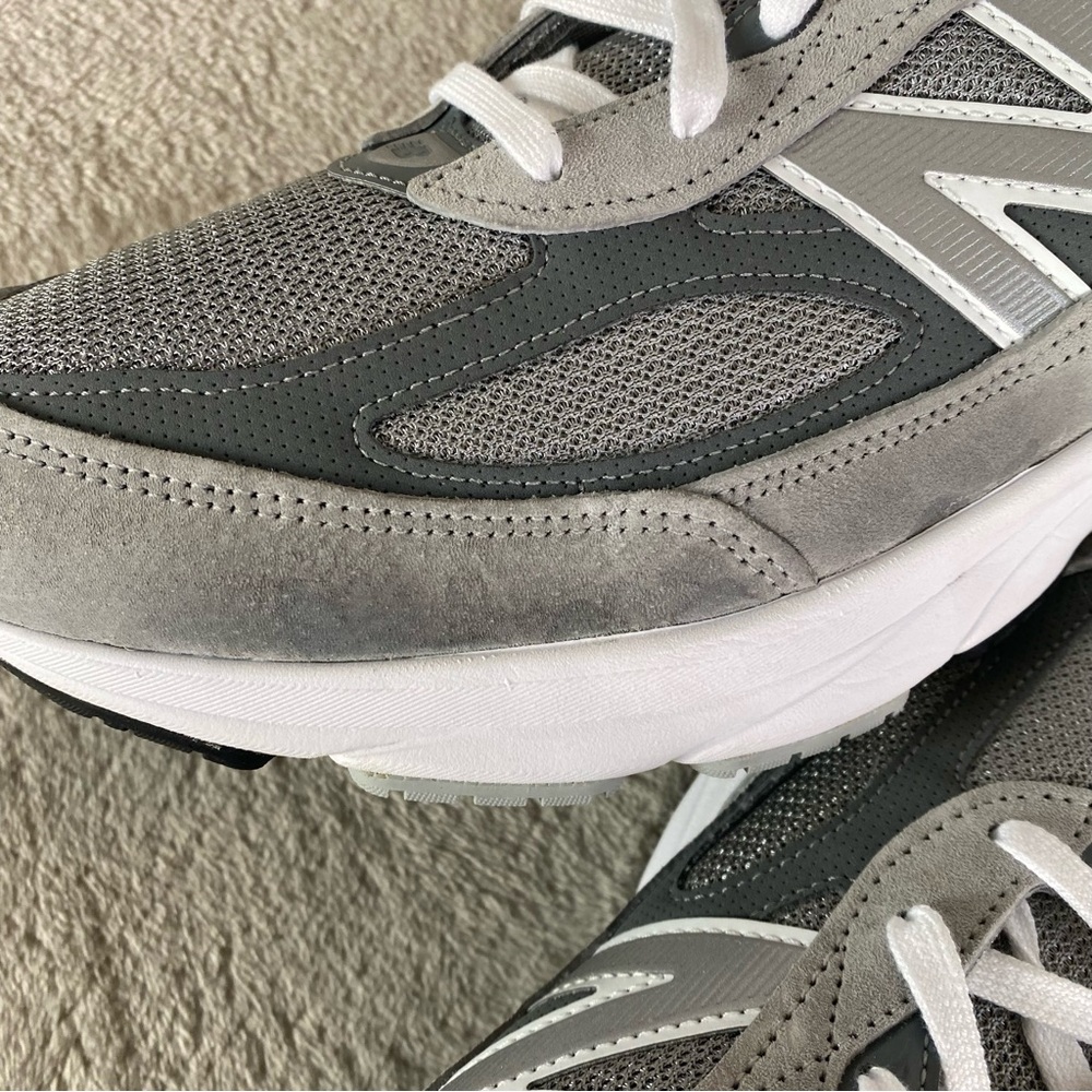 New Balance 990v6 Shoes Mens Size 13 Gray Suede Made In USA M990GL6 Sneakers NEW - Picture 3 of 11